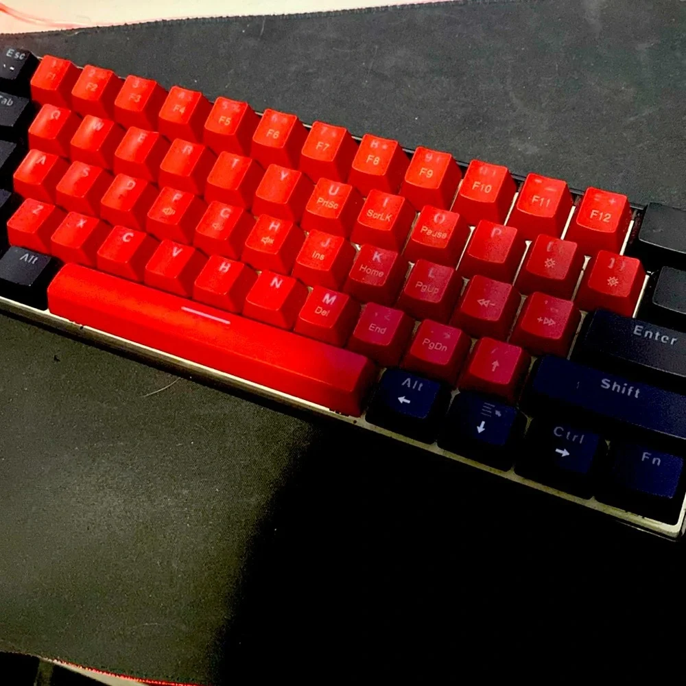 This is a 60% mechanic keyboard never used